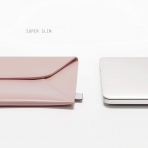 Comfyable MacBook Pro/Air Deri Zarf Laptop antas (13.3 in)-Pink