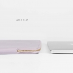 Comfyable MacBook Pro/Air Deri Laptop antas (13.3 in)-Purple