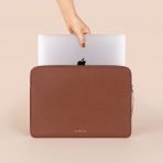 Comfyable MacBook Pro Deri Laptop antas (16 in)-Brown