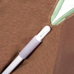 Comfyable iPad Pro Kapitone PU Deri Su Geirmez Klf (11 in)-Beige