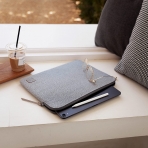 Comfyable iPad Pro Su İtici Tablet Çantası(12.9 inç)-Light Gray