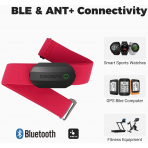 CooSpo H808S Ak�ll� Kalp At�� H�z� Monit�r�-Black Red
