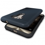 CoverON Asus Zenfone 3 Secure Card Serisi Kickstand Klf-Navy Blue