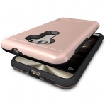 CoverON Asus Zenfone 3 Secure Card Serisi Kickstand Klf-Rose Gold
