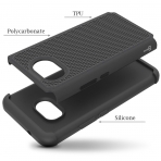 CoverON HTC U11 HexaGuard Seri Klf-Black