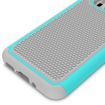 CoverON HTC U11 HexaGuard Seri Klf-Teal Grey