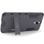 CoverON OnePlus 3T Shadow Armor Seri Kickstand Klf-Navy Grey