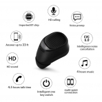 Cshidworld V4.1 Mini Bluetooth Kulak i Kulaklk-Black