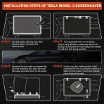 CusDusk Tesla Model Uyumlu Ekran Koruyucu