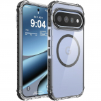 DEERLAMN Google Pixel 11 / 11 Pro Manyetik K�l�f-Clear/Black