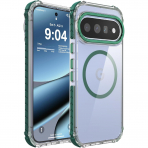 DEERLAMN Google Pixel 11 / 11 Pro Manyetik K�l�f-Clear/Green