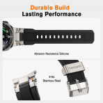 amBand Galaxy Watch Ultra Kay (47mm)-Silver Black 