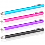 DIMPLES EXCEL New Generation Ultra nce Stylus Kalem (4 Adet)-Aqua Blue-Black-Pure-Hot Pink