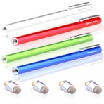 DIMPLES EXCEL New Generation Ultra nce Stylus Kalem (4 Adet)-Dark Blue-Green-Silver-Red