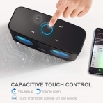 DOSS SoundBox Plus Tanabilir Bluetooth Hoparlr-Black