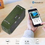 DOSS Traveler Su Geirmez Bluetooth Hoparlr-Olive Green