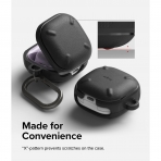 Rin gke Onyx Galaxy Buds FE Uyumlu Klf -Black