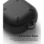 Rin gke Onyx Galaxy Buds FE Uyumlu Klf -Black