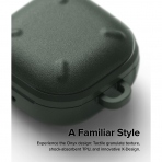 Rin gke Onyx Galaxy Buds FE Uyumlu Klf -Dark Green