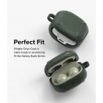 Rin gke Onyx Galaxy Buds FE Uyumlu Klf -Dark Green