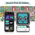 Divoom Ditoo Pixel Art Game Akll Bluetooth Hoparlr-White