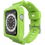 Double-N Apple Watch 7 Tam Korumal Klf (41mm)-Green