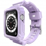 Double-N Apple Watch 7 Tam Korumal Klf (41mm)-Lilac