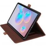 DreamDirect Samsung Tab S6 Deri Klf (10.5 in)-Dark brown