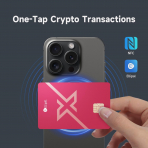 ELLIPAL X Card Raspberry Red Kripto Para C�zdan�