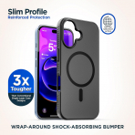 ENCASED Apple iPhone 17 SlimShield Klf-Black