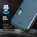 ENCASED Apple iPhone 17 Cache Czdan Klf-Blue