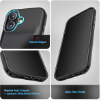 ENCASED Apple iPhone 17 Cache Czdan Klf-Black
