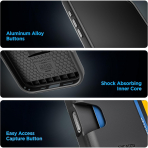 ENCASED Apple iPhone 17 Cache Czdan Klf-Black