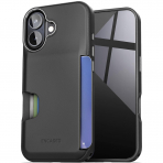 ENCASED Apple iPhone 17 Cache Czdan Klf-Black