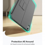 ESR Apple iPad A16 Flex Klavyeli Klf (10.9/11 in)-Dark Gray