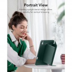 ESR Apple iPad Air M2/M3 Flip Manyetik Klf (11 in)-Green