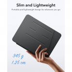 ESR Apple iPad Air M2/M3 Flip Manyetik Klf (11 in)-Black