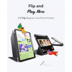 ESR Apple iPad Air M2/M3 Flip Manyetik Klf (11 in)-Black