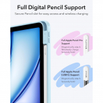 ESR Apple iPad Air M2/M3 Flip Manyetik Klf (11 in)-Sky Blue