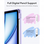 ESR Apple iPad Air M2/M3 Flip Manyetik Klf (11 in)-Purple
