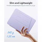 ESR Apple iPad Air M2/M3 Flip Manyetik Klf (11 in)-Purple