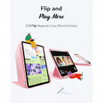 ESR Apple iPad Air M2/M3 Flip Manyetik Klf (11 in)-Pink