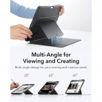 ESR Apple iPad Air M4/M3/M2 Flip Manyetik K�l�f(11 in�)-Black