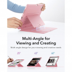 ESR Apple iPad Air M4/M3/M2 Flip Manyetik K�l�f(11 in�)-Pink
