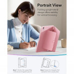 ESR Apple iPad Air M4/M3/M2 Flip Manyetik K�l�f(11 in�)-Pink