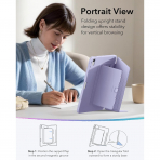 ESR Apple iPad Air M4/M3/M2 Flip Manyetik K�l�f(11 in�)-Purple