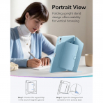 ESR Apple iPad Air M4/M3/M2 Flip Manyetik K�l�f(11 in�)-Sky Blue
