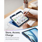 ESR Apple iPad Air M4/M3/M2 Flip Manyetik K�l�f(11 in�)-Blue