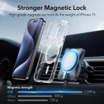 ESR Hybrid Serisi Apple iPhone 15 Pro Max MagSafe Uyumlu Klf-Clear