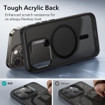 ESR Hybrid Serisi Apple iPhone 15 Pro Max MagSafe Uyumlu Klf-Frosted Black